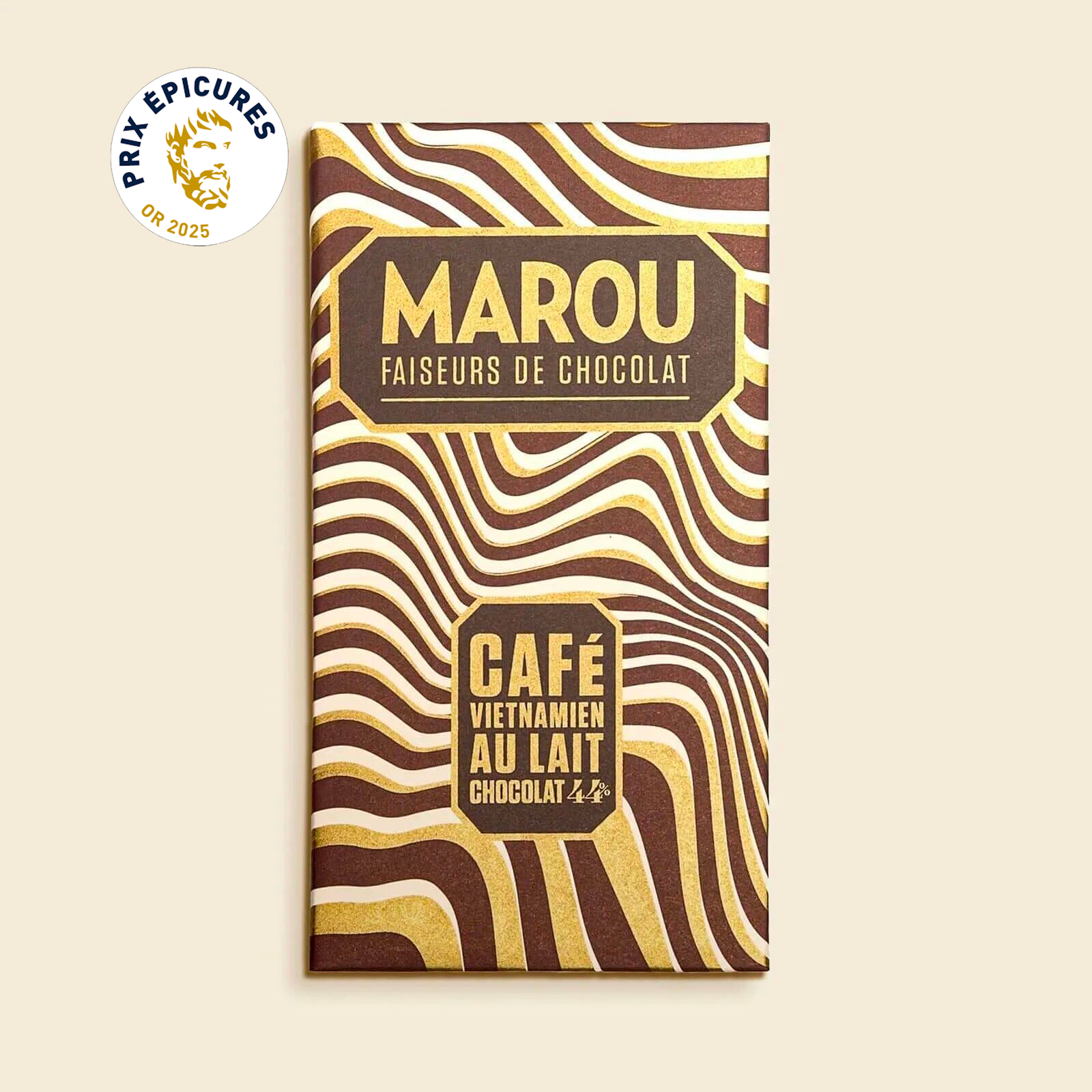 Milk Chocolate Tablet 44% Vietnamese Coffee – 80 g – Grand Cru Vietnam – Smoothness & Character