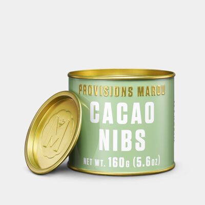 Éclats de fève de 100% cacao VIETNAM en boîte – 160g