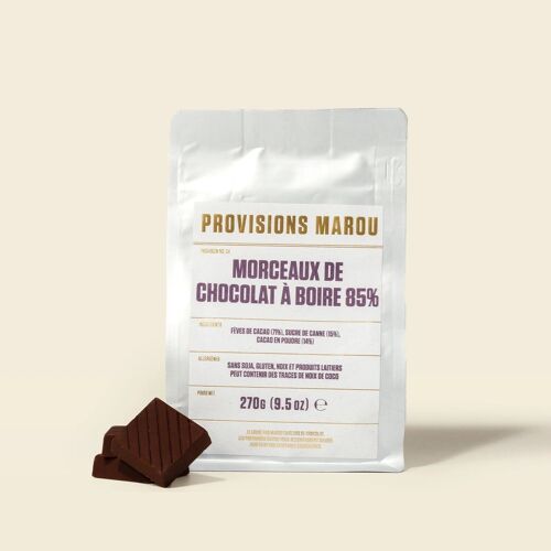 Chocolat noir à boire 85% en poche VIETNAM – 270g