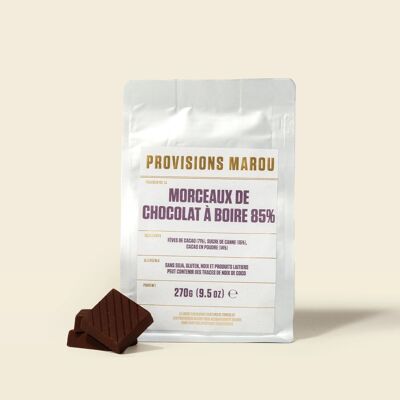 Cioccolata fondente da bere 85% in busta VIETNAM – 270g