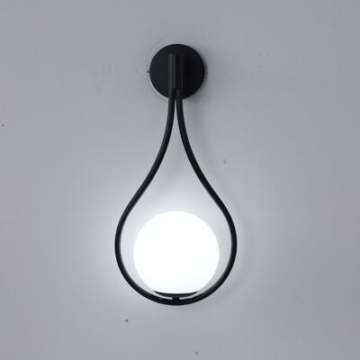 Lampe murale Klok ronde boule extérieur intérieur suspendre au mur