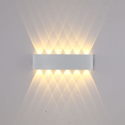 Holm wall light White rectangle indoor outdoor outdoor