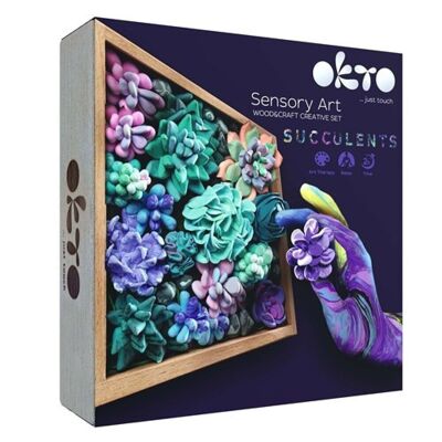 Okto Clay 3D DIY Bastelset mit Schaumton, Tenderness, 10010