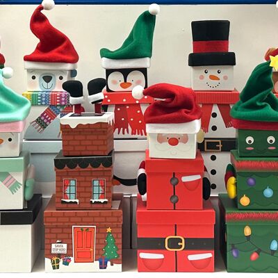 Christmas Stacking boxes
