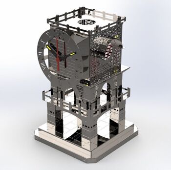Kit de bricolage modèle mécanique Master of Time de la tour de l'horloge, 67 pièces 5