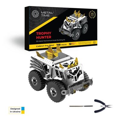 Trophy Hunter Mechanical model DIY kit of All-terrain vehicle, 108 parts