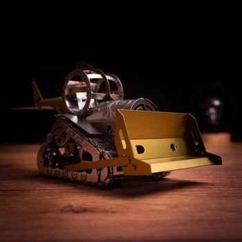 Kit de bricolage modèle mécanique Graceful CAT de bulldozer, 205 pièces 2
