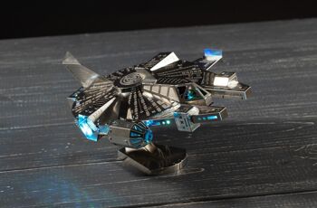 Nebula Scout Kit de bricolage de modèle électrique de vaisseau spatial, 74 pièces 2