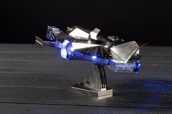 Nebula Scout Kit de bricolage de modèle électrique de vaisseau spatial, 74 pièces 4