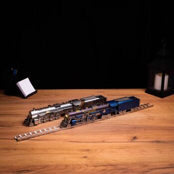 Kit de bricolage modèle mécanique-électrique Polar Steel de train, 239 pièces 5