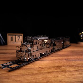 Kit de bricolage de modèle mécanique de locomotive lourde, 234 pièces 2