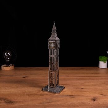 Kit de bricolage modèle mécanique de la grande cloche de la tour de l'horloge, 35 pièces 4