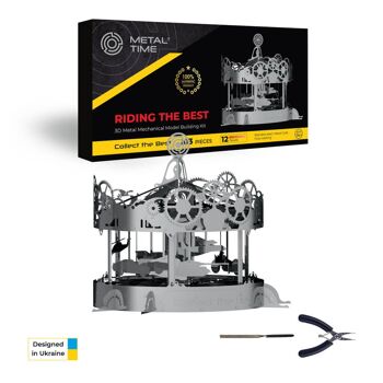 Sun Chaser – kit de bricolage modèle mécanique d'horloge de bureau, 57 pièces 1