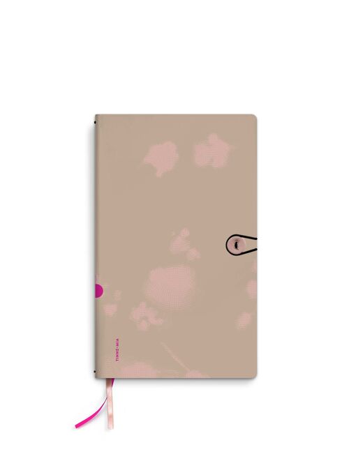 Planner with button 2024, linen - Ginger Root