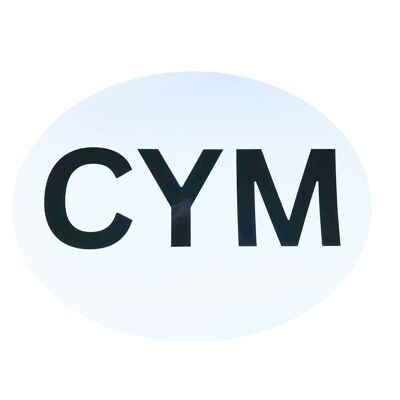 CYM Sticker