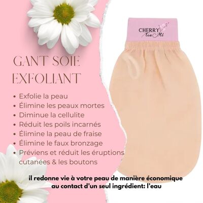 GANT EN SOIE EXFOLIANT