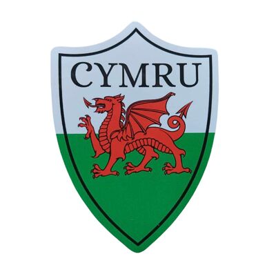 Adesivo scudo Cymru