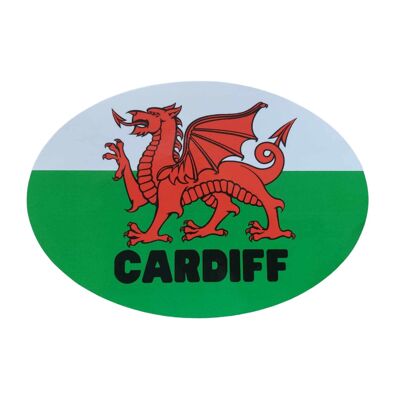 Cardiff-Aufkleber