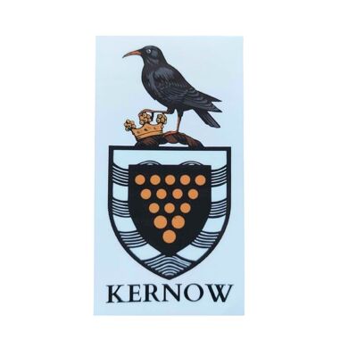 Autocollant Kernow transparent