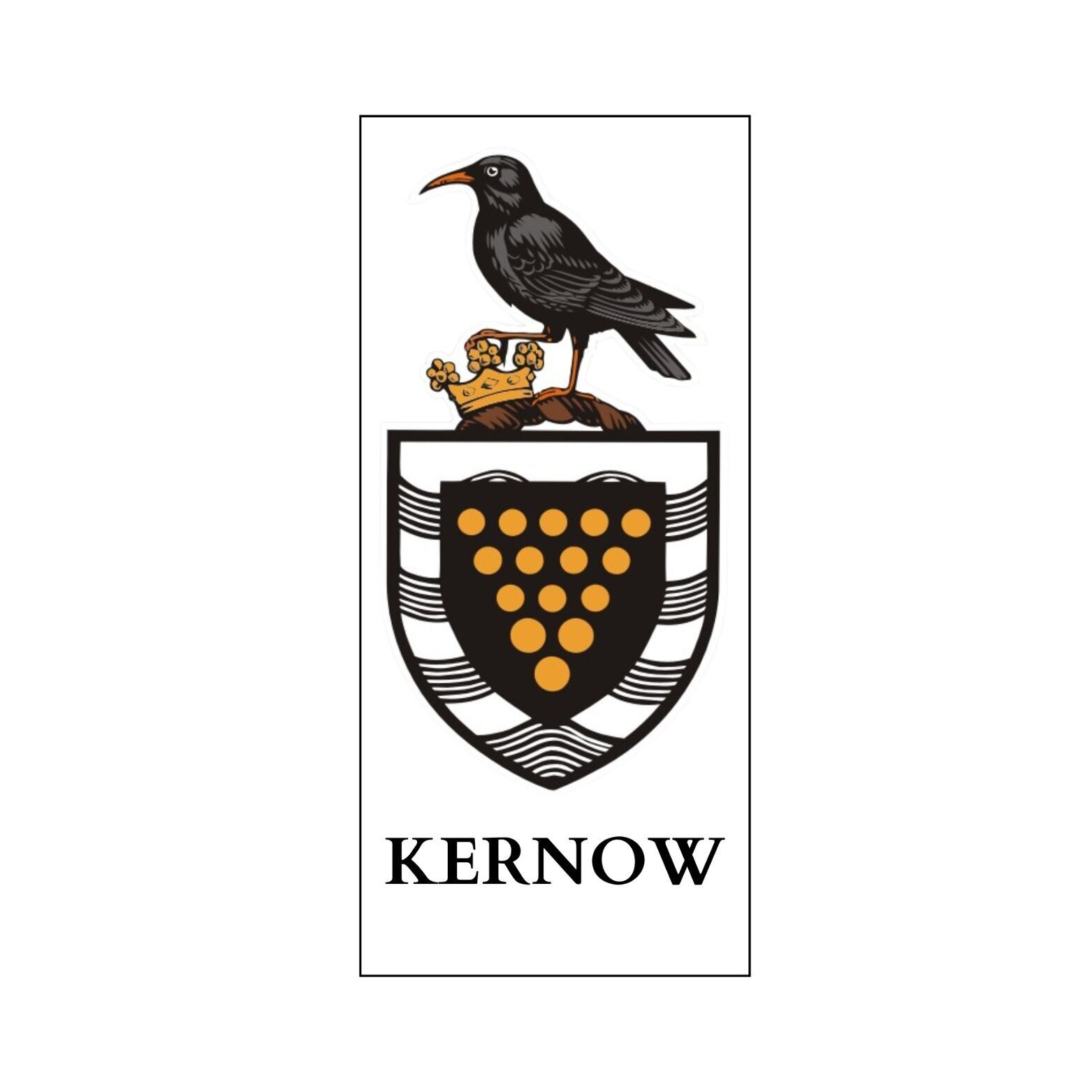 Transparenter Kernow-Aufkleber