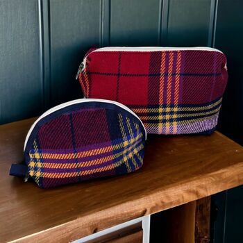 POCHETTE DEMI-LUNE TARTAN 3