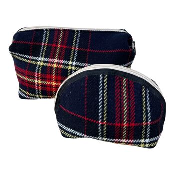 POCHETTE DEMI-LUNE TARTAN 7