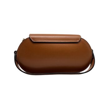 SAC CUIR LISSE MARIE CAMEL 3