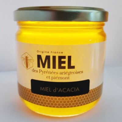 Miel d’acacia des Pyrénées 500g (liquide)