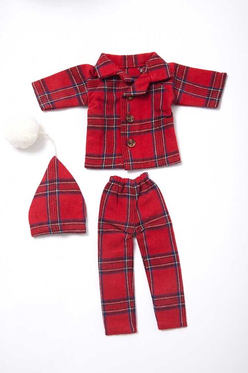 Lee Valley Christmas Elf Pyjamas Set- Red Tartan LV27