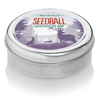 Lata festiva navideña Wonderland Seedball