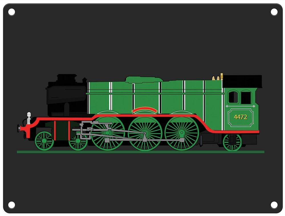 Targa in metallo Scozzese volante (15x20 cm)