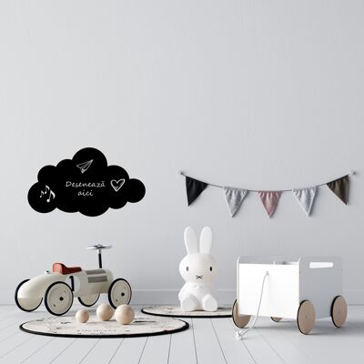 Autocollant de tableau en forme de nuage | décoration murale pour enfants