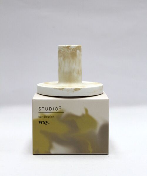 Studio 2 - Taper Candle Holder - Cream Nude
