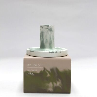 Studio 2 - Taper Candle Holder - Green