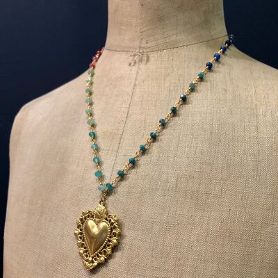 Romeo Necklace - Multicolored Stones