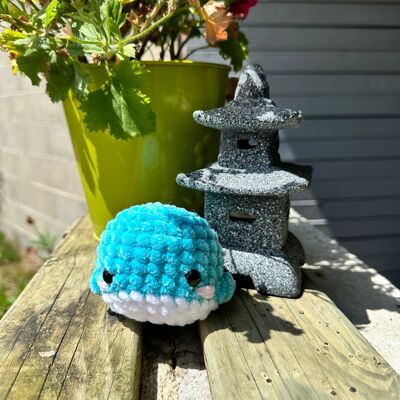 Amigurumi ballena kawaii