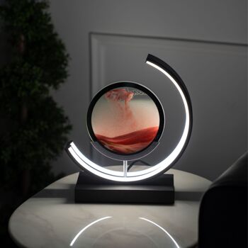 Lampe de table Sand sable rouge dimmable moderne bouge 4