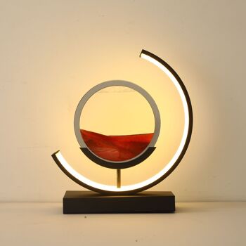 Lampe de table Sand sable rouge dimmable moderne bouge 5