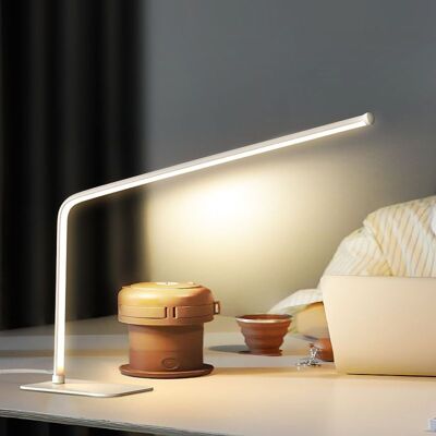 Lámpara de mesa Skiva Mesita de noche de escritorio negra moderna y sencilla