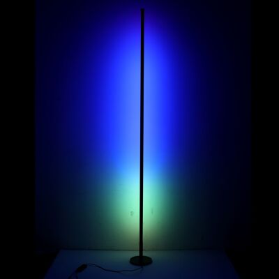 Lampada da Terra RGB Intelligente Halo: Controllo Vocale, Effetti di Luce Multicolori, Compatibile con Alexa e Google Assistant, Design Elegante