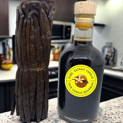 PURO estratto naturale di vaniglia Bourbon (1 L) SENZA ZUCCHERO