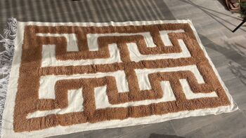 Tapis Icare 100% laine douce, motifs géométriques Tufté 7