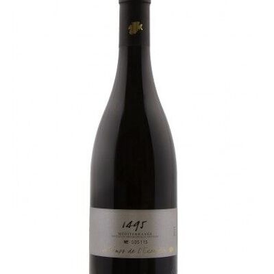 Vin rouge VEGAN - 1495 de 2019 (Médaille Argent Concours des vins Orange 2020)