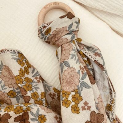 DOUDOU RATTLE PEONIES