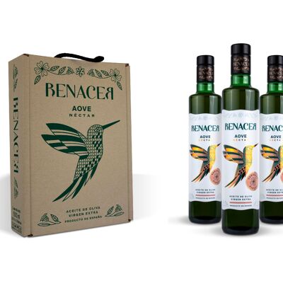 Aceite de Oliva Virgen Extra, caja de 3 botellas de 500 ml