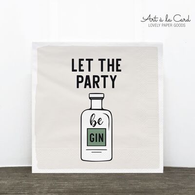 Napkin: Let the Party be Gin