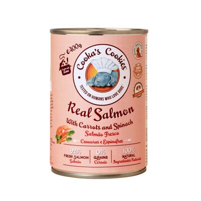 Salmón Real - Alimento Natural Húmedo para Perros