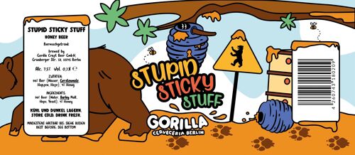 Stupid Sticky Stuff (Bier/Honigbier)