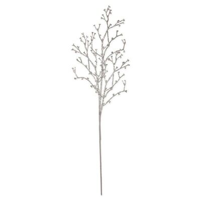 Branche pailletée argent 70cm 4 pièces