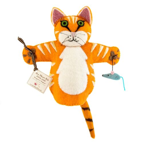 Ginger the Cat Hand Puppet